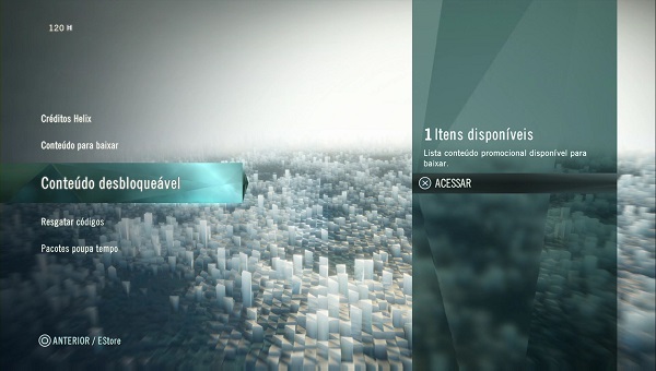 ACU Unlockable Content Menu