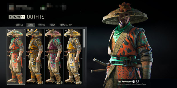 Aramusha Outfit - Sea Anemone