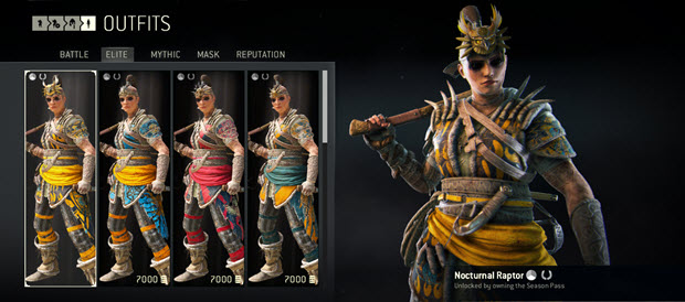 Shaman Outfit - Nocturnal Raptor