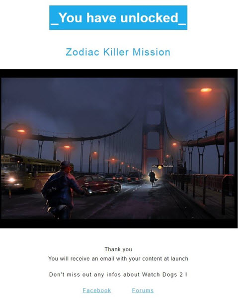 Zodiac Killer Unlock Image