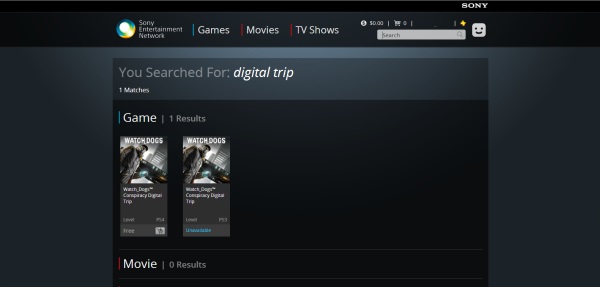 Digital Trip: Conspiracy search results page